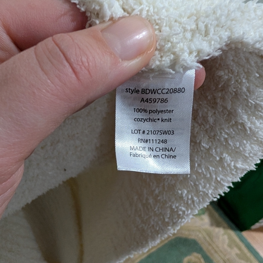 Barefoot Dreams Cream Women's LonglineCardigan - Picture 4 of 4